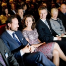 9. januar: Kronprins Haakon er til stede i Den norske opera under NHOs årlige konferanse. Temaet for 2013 var «Oppdrag Energi». (Foto: Fredrik Varfjell / NTB scanpix)